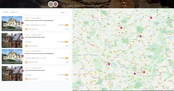 interneto svetainės kūrimas - žemėlapis - tautinis paveldas. Vilnius