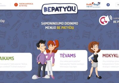 parama vaikų linija